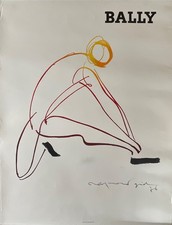 RAYMOND GID RARE AFFICHE ORIGINALE 1976  BALLY ORIGINAL FRENCH POSTER