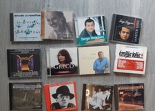 Lot de 85 CD Grands classiques de la chanson française années 60/70/80