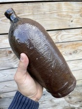 Vase Bouteille Grès Vintage