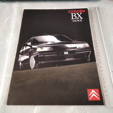 brochure concessionnaire CITROEN - BX image - sept 1989 - 4 pages