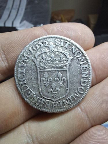 Louis xiv demi ecu - -,