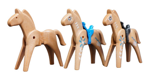 Playmobil chevaux avec - , selle