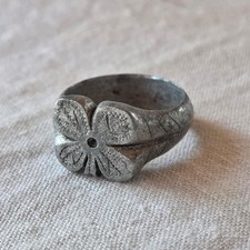 Bague tranchée poilu - bague,