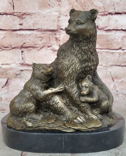 Signée art déco noir ours - signée,