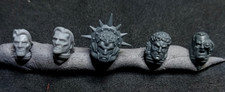 Warhammer 40k  Space Marines bits - 5 Blood Angels hero heads