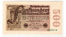 Allemagne GERMANY Billet 500