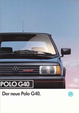 Catalogue Brochure VW Polo G40