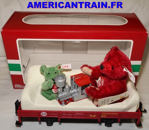 Wagon plateau avec ours - , steiff