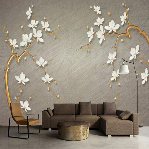 Papier peint xxl magnolie - peint,