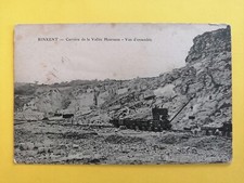 CPA 62 - RINXENT Pas de Calais CARRIÈRE de PIERRE de la VALLÉE HEUREUSE Wagonnet
