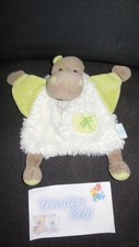 doudou plat hippopotame Bazile