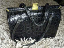 Sac à main ancien Croco?- Vintage- très rare- peut être unique