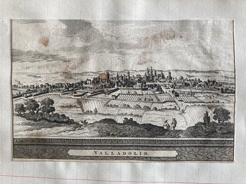 Gravure vue carte plan - gravure,