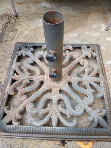 Pied parasol fonte - pied,