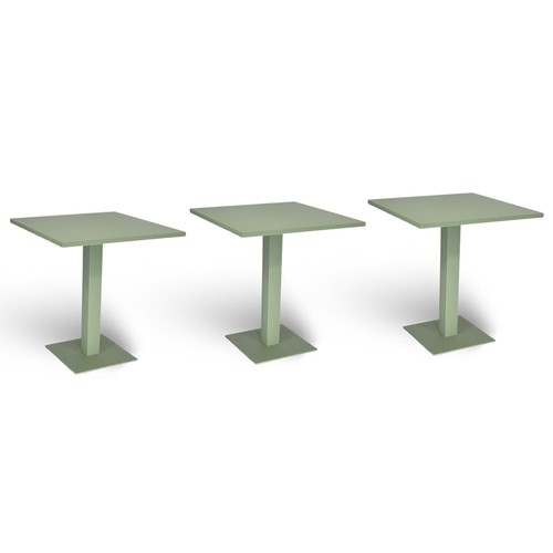 Table bar verte mate - mate, cm