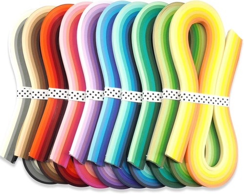 Multi color paper quilling - multi-color,
