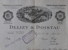 Facture 1910 PANTIN Fabrique