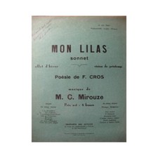 MIROUZE M. C. Mon Lilas Dédicace Chant Piano