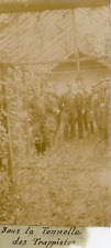 France, Ubexy, Militaires sous la tonnelle des Trappistes, ca.1898, Vintage citr