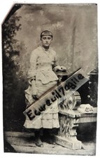 FERROTYPE photo jeune femme
