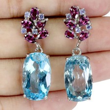 925 Argent Sterling Boucles