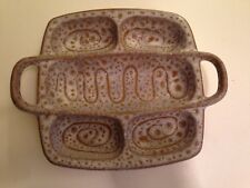 superbe ravier / serviteur  de JEAN AUSTRUY vallauris  vintage 