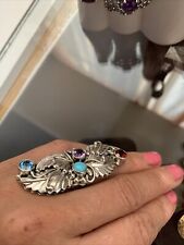 sterling silver gemstone ring