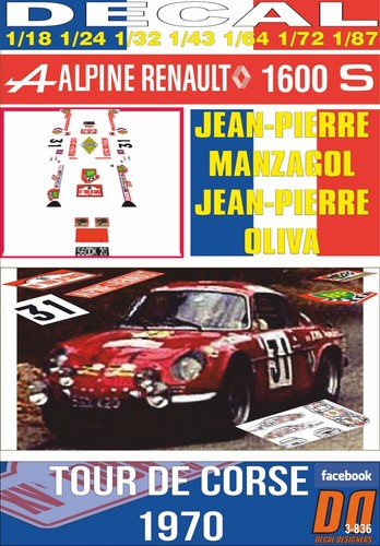 Decal alpine renault - decal,
