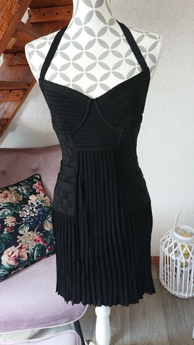 Robe courte noire ete - , femme
