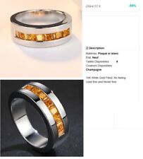 BIJOUX : B334  BAGUE Plaqué