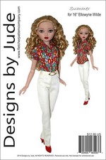 Été Poupée Vêtements Couture Motif 16 " Ellowyne Wilde Poupées Tonner