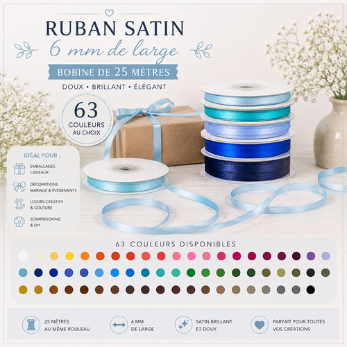 Ruban satin m - ruban,