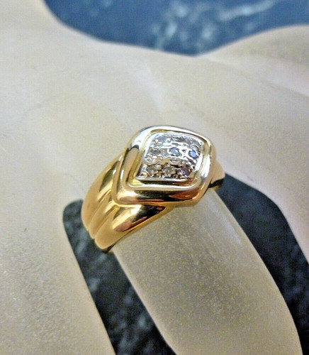 Bague jonc jaune 18k - jonc, en