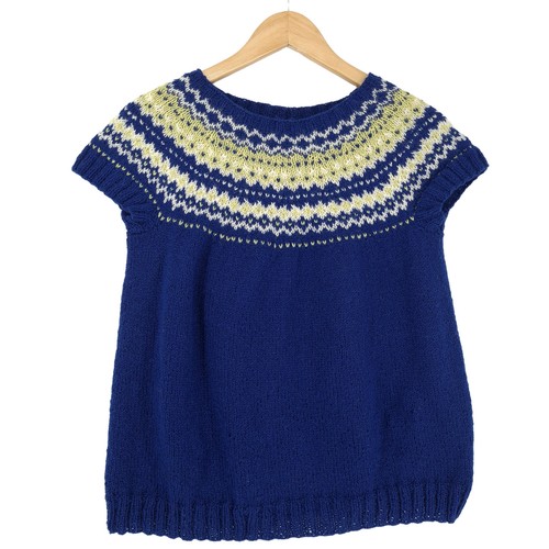 Pull vintage nordique laine - nordique,
