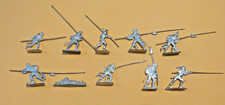 Plats d'étain - Zinnfiguren : 10 lansquenets allemands marques diverses - Lot 01