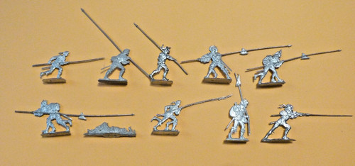 Plats étain zinnfiguren - d'étain,