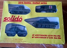 Coffret solido militaire - commémoratif 40ème anniversaire 6 juin 1944