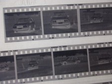 3 BANDE NEGATIFS RALLYE HOUTLANDRALLY BELGIQUE 1986 CITROEN VISA PEUGEOT 205 GTi