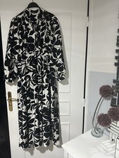 Robe Longue Chic Et Tendance Noir Et Blanc