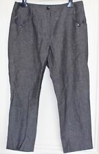 pantacourt femme gris phildar