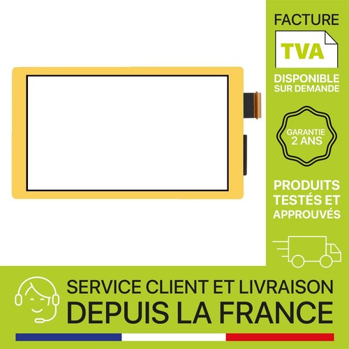 Vitre tactile jaune - , pour