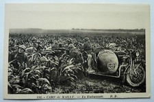 H52 / dept CPA CAMP DE MAILLY EN EMBUSCADE MOTO  SIDE CAR