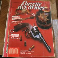 Revue GAZETTE ARMES n°168 1987 darra colt reichsrevolver sabre poudre satory