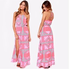 Mink Pink Eastern Aztec Pink
