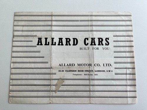 Allard motor ltd - co, mark