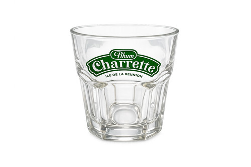 Verre rhum charrette - charrette, Île