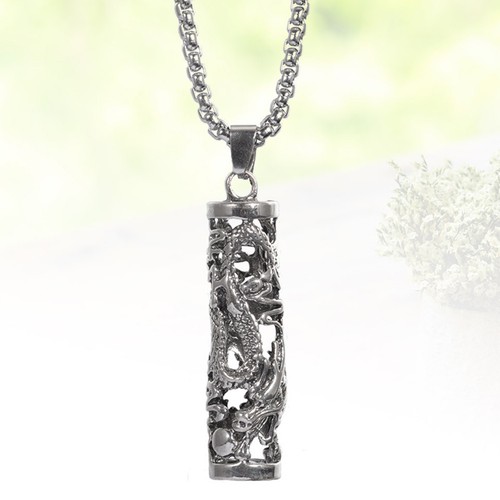 Pendentif dragon argent - dragon, fin