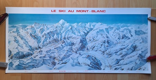 Affiche pierre novat - affiche, ski