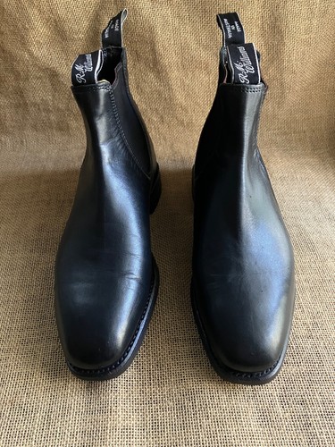 Bottes chelsea cuir noir - cuir,