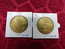 2 jetons touristiques monnaie de paris dept 34